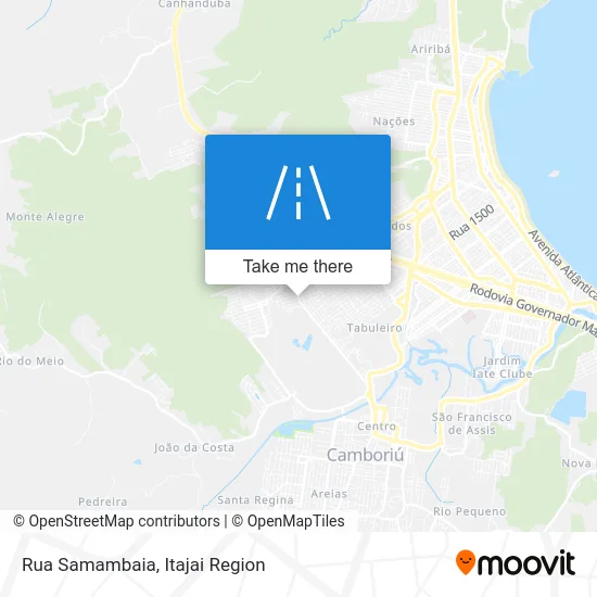 Rua Samambaia map