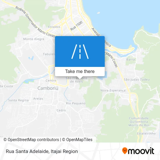 Rua Santa Adelaide map
