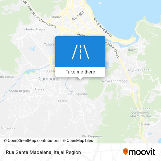 Rua Santa Madalena map