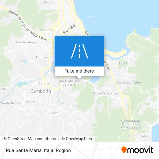 Rua Santa Maria map