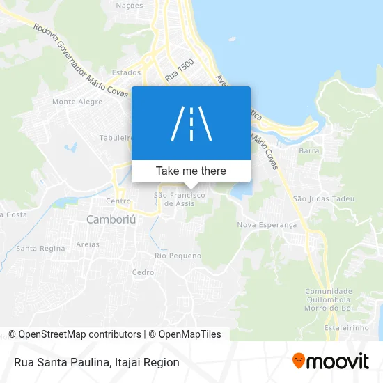 Rua Santa Paulina map