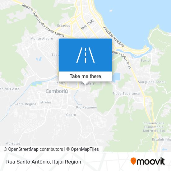 Rua Santo Antônio map