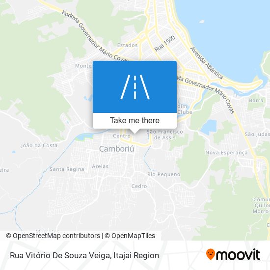 Mapa Rua Vitório De Souza Veiga