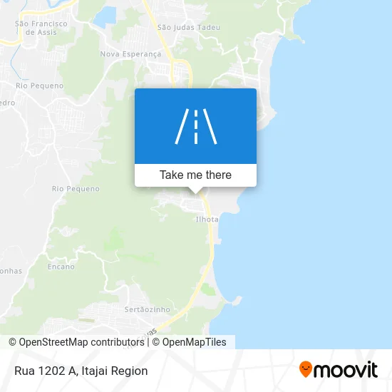 Rua 1202 A map
