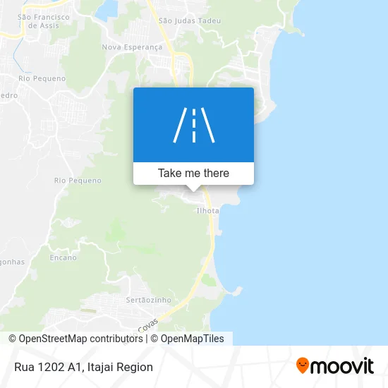 Rua 1202 A1 map
