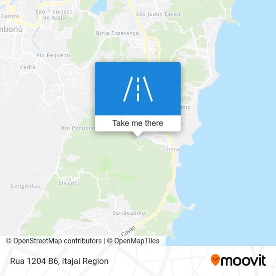 Rua 1204 B6 map