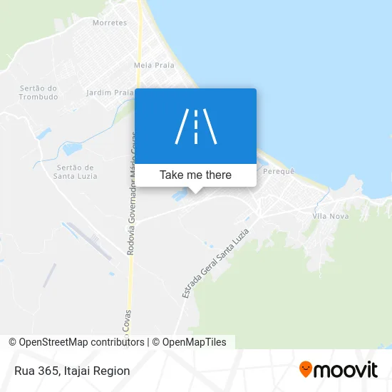 Rua 365 map