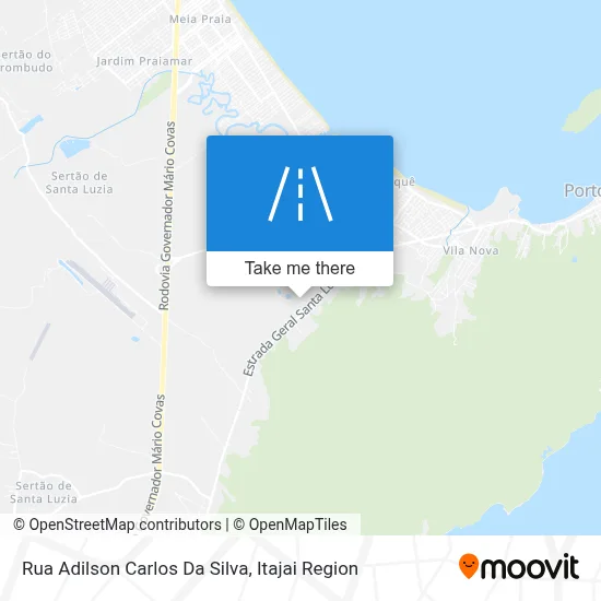 Rua Adilson Carlos Da Silva map
