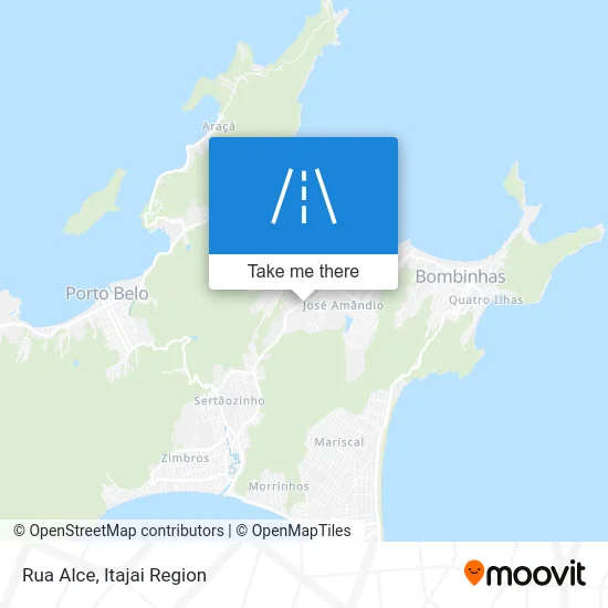 Rua Alce map