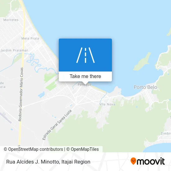 Rua Alcides J. Minotto map