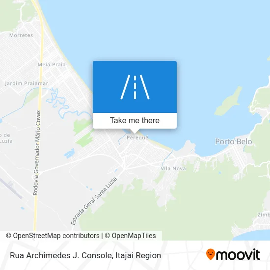 Rua Archimedes J. Console map