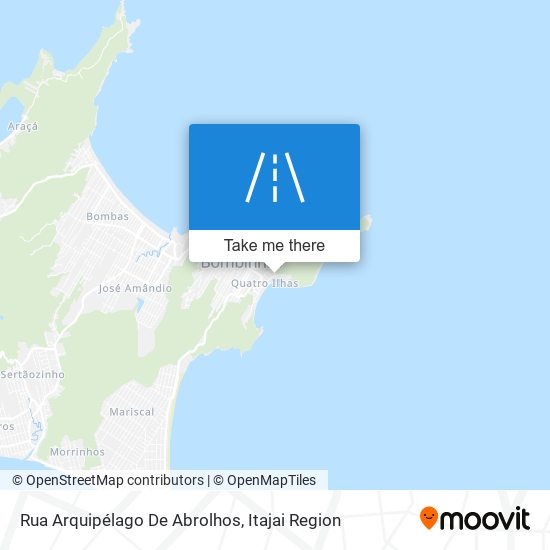 Rua Arquipélago De Abrolhos map
