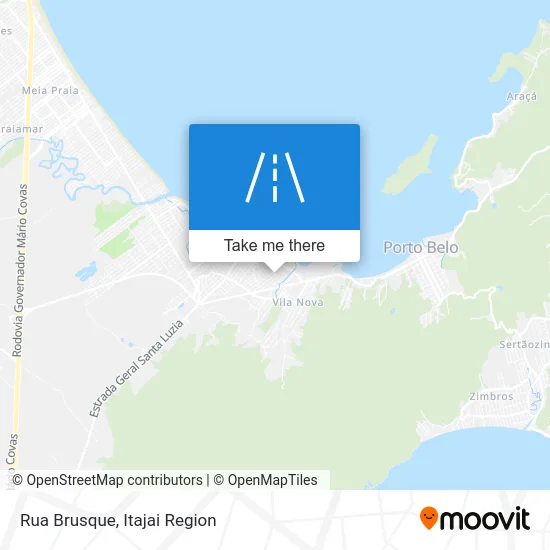 Rua Brusque map