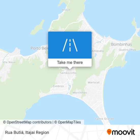 Rua Butiá map