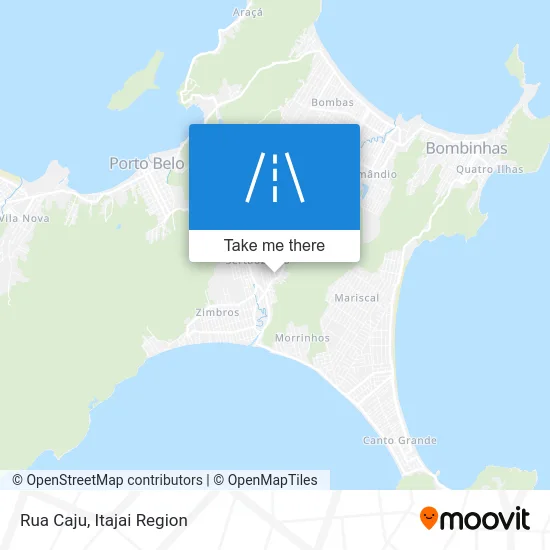 Rua Caju map