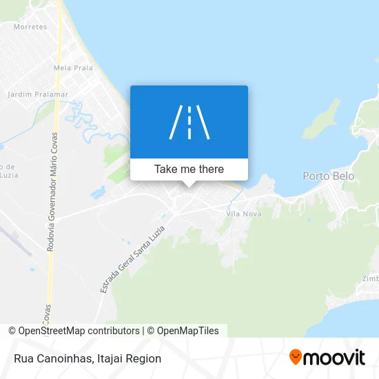 Rua Canoinhas map