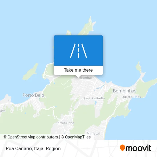 Rua Canário map