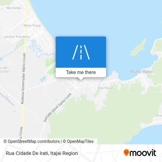 Rua Cidade De Irati map
