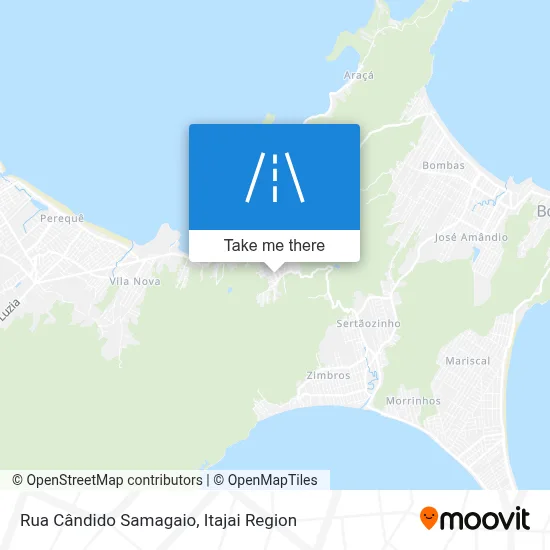 Rua Cândido Samagaio map