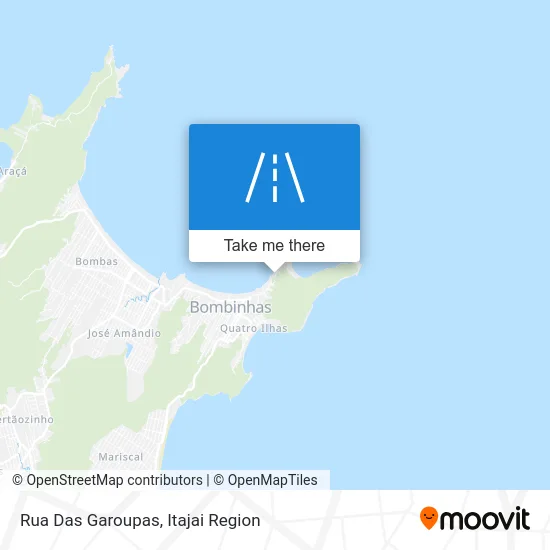 Rua Das Garoupas map