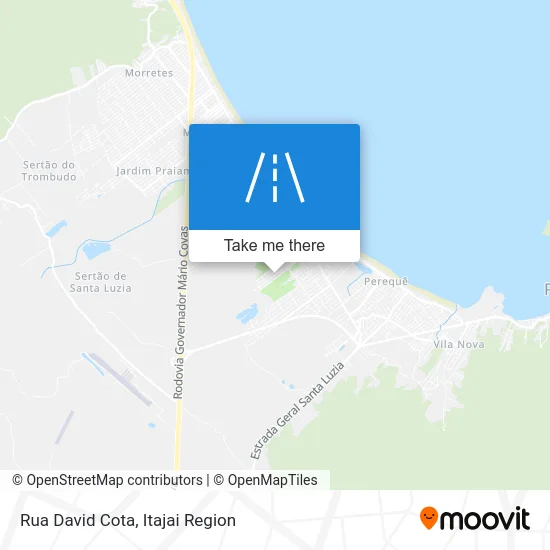 Rua David Cota map