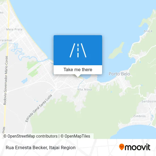 Rua Ernesta Becker map