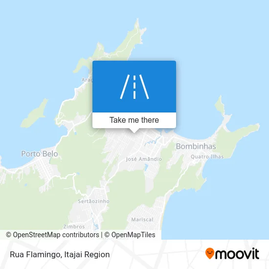 Rua Flamingo map