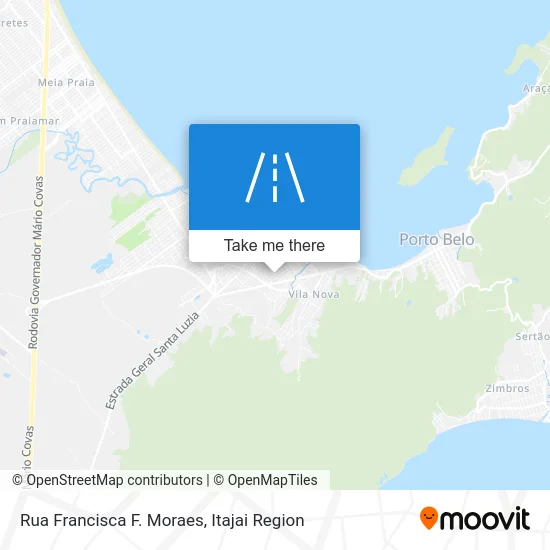 Rua Francisca F. Moraes map