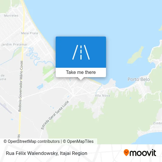 Rua Félix Walendowsky map