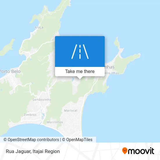 Rua Jaguar map