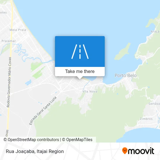 Rua Joaçaba map