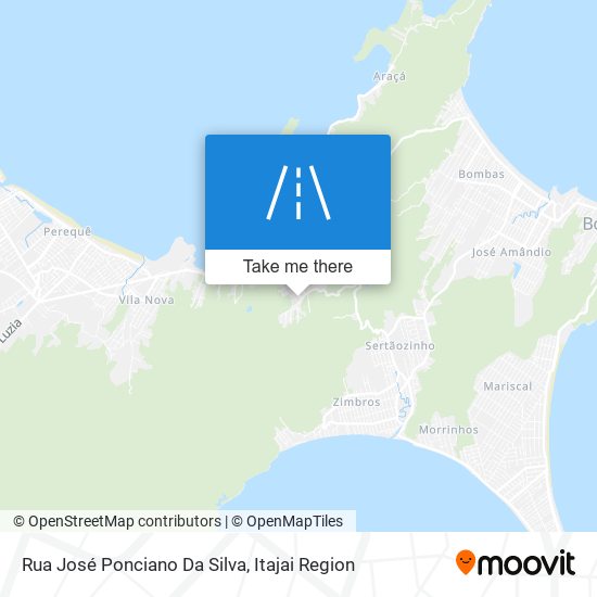 Mapa Rua José Ponciano Da Silva