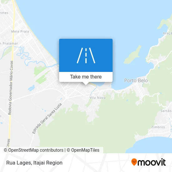 Rua Lages map