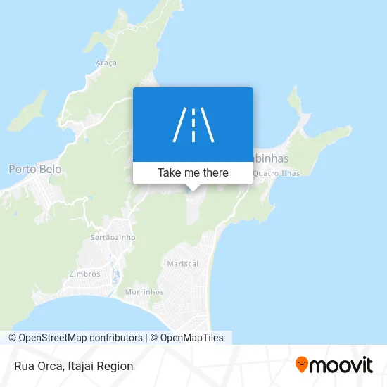 Rua Orca map