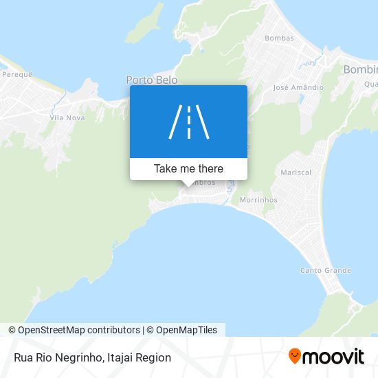 Rua Rio Negrinho map