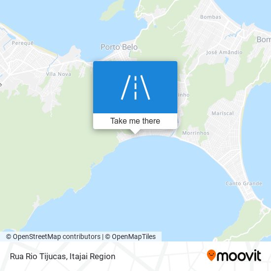 Mapa Rua Rio Tijucas