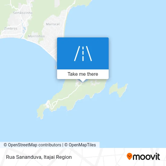 Rua Sananduva map