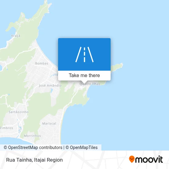 Rua Tainha map