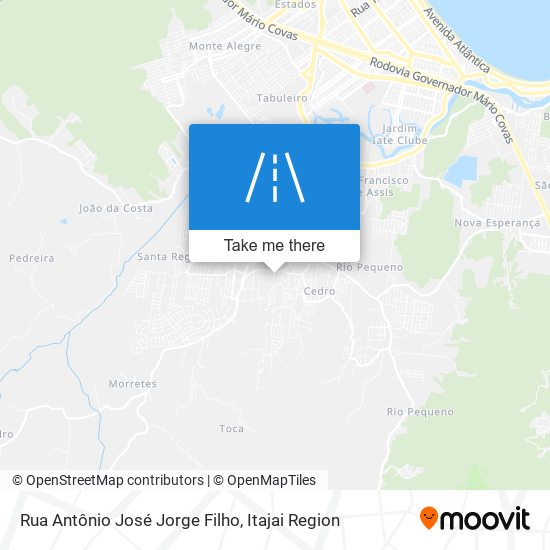 Mapa Rua Antônio José Jorge Filho