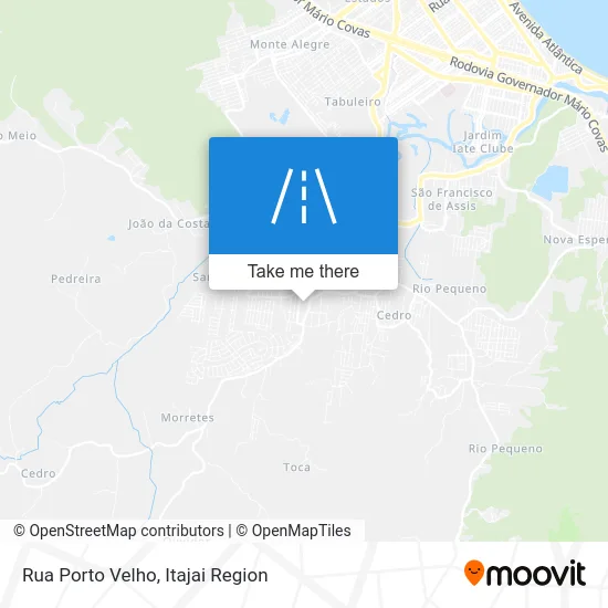 Rua Porto Velho map