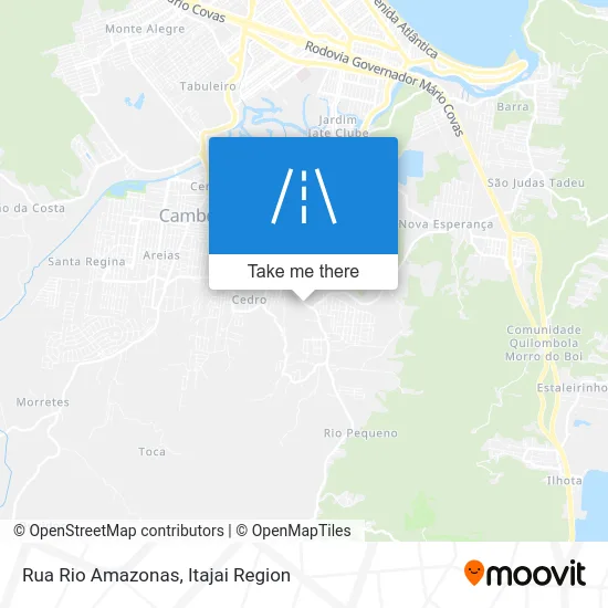 Rua Rio Amazonas map