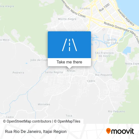 Rua Rio De Janeiro map