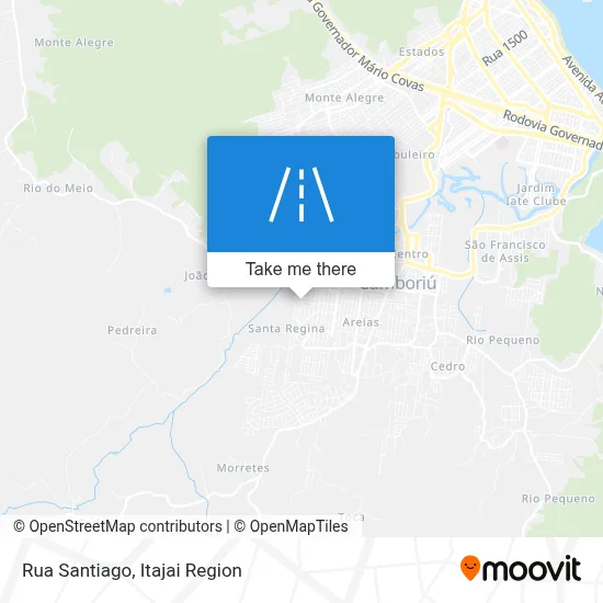 Rua Santiago map