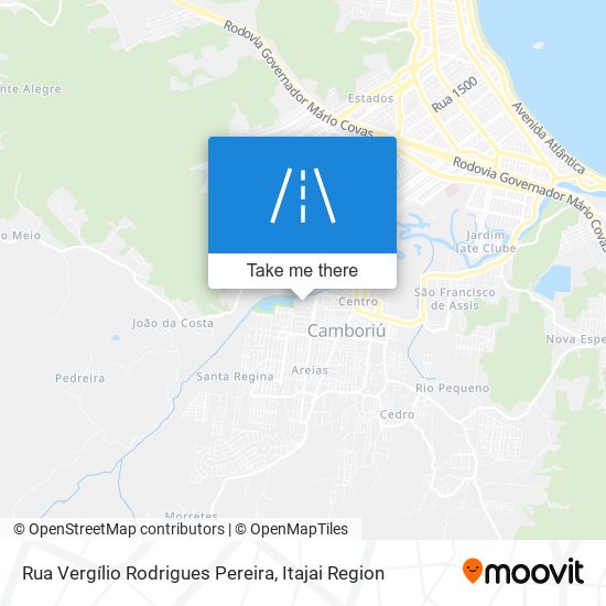 Rua Vergílio Rodrigues Pereira map