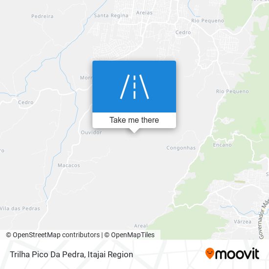 Mapa Trilha Pico Da Pedra