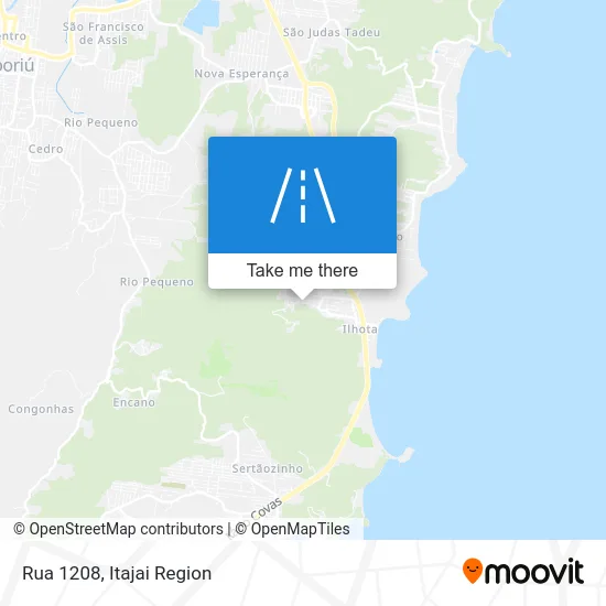 Rua 1208 map