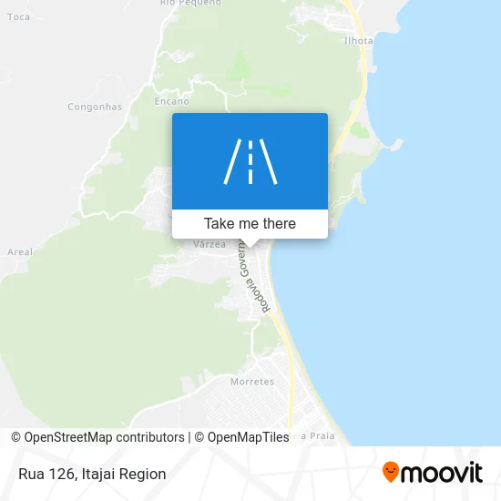 Rua 126 map