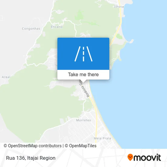 Rua 136 map