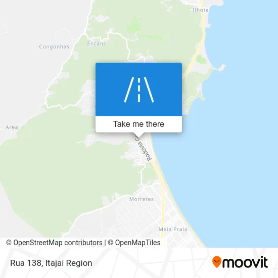 Rua 138 map