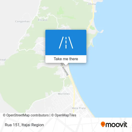 Rua 151 map